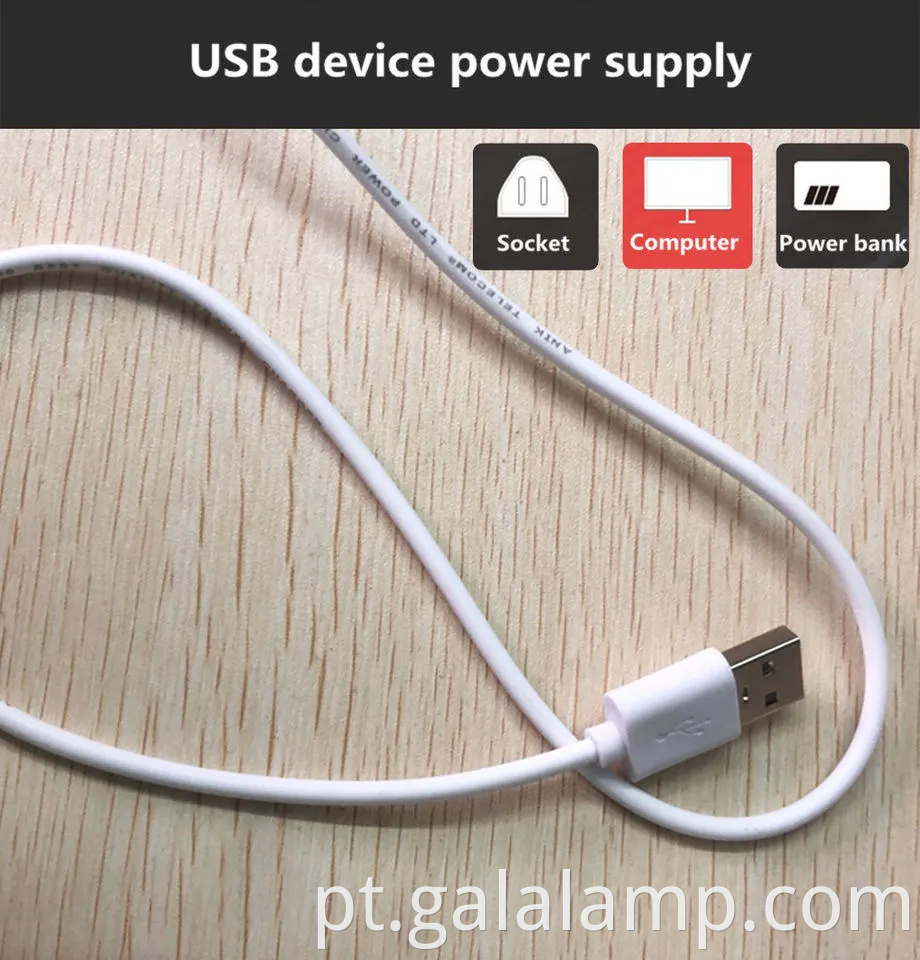 Luz noturna flutuante moderna para ambiente elegante doméstico